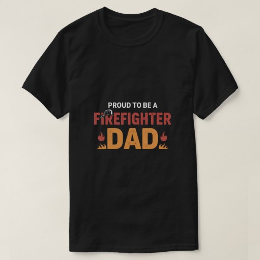 Firefighter Dad Shirt (Design voorkant)