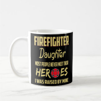 Firefighter Daughter Heroes Dad Koffiemok