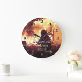 Firefighter Dedication Courage Honor Grote Klok (Huis)