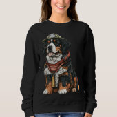 FireFighter Dog For Bernese Mountain Dad Fire Figh Trui (Voorkant)