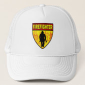 FIREFIGHTER EMBLEM TRUCKER PET (Voorkant)