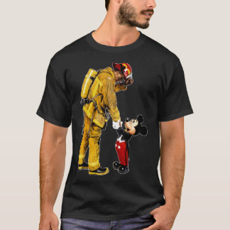 Firefighter en muis Mickey pour Shirt