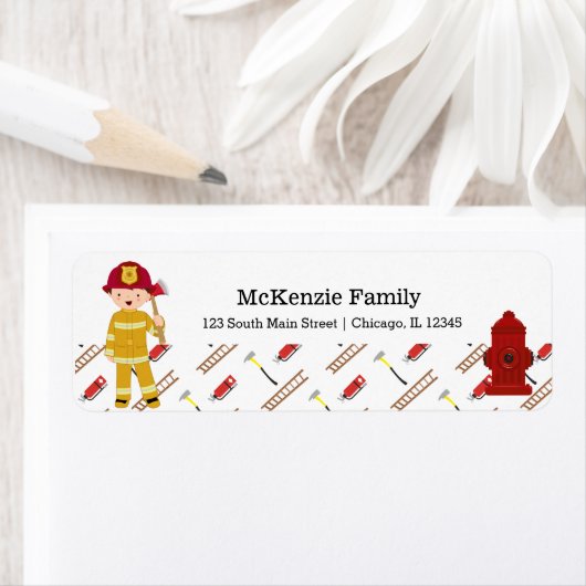 Firefighter Etiket (Insitu)