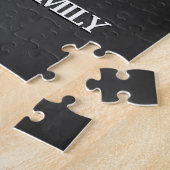 Firefighter Familie Gepersonaliseerd Legpuzzel (Zijkant)