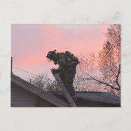 Firefighter Feestdagenkaart