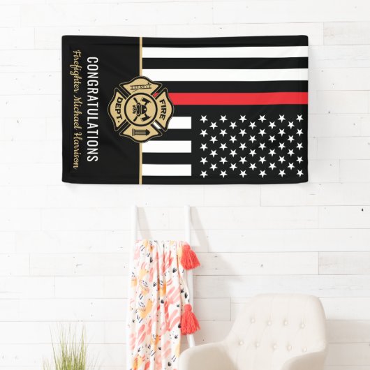 Firefighter Fire Academy Fireman Graduation Spandoek (Insitu)