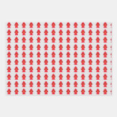 Firefighter Fire Truck Inpakpapier Vel (Voorkant 2)