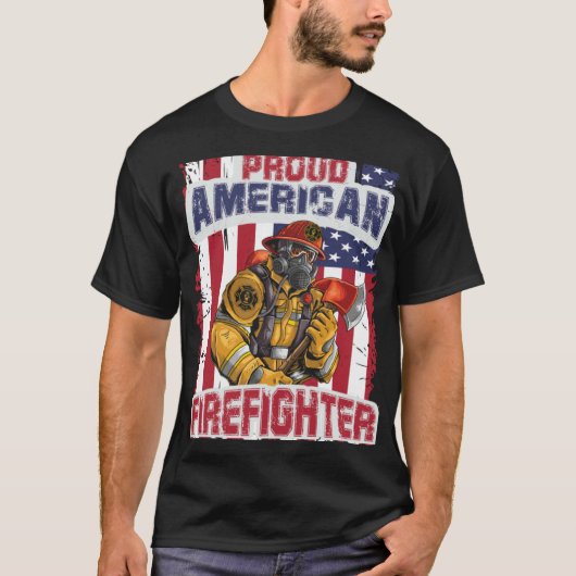firefighter & firetruck  for firefighters  7 t-shirt (Voorkant)