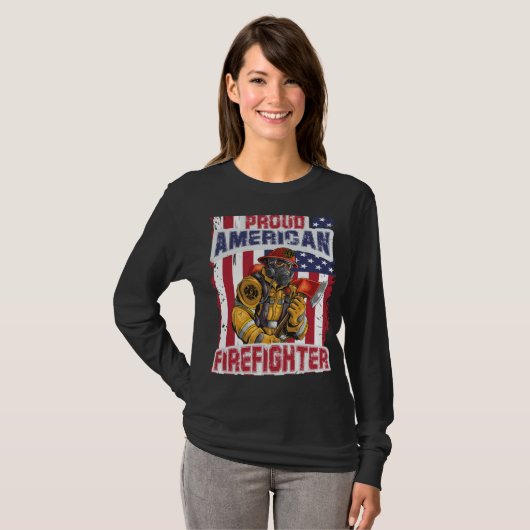 firefighter & firetruck  for firefighters  7 t-shirt (Voorkant volledig)