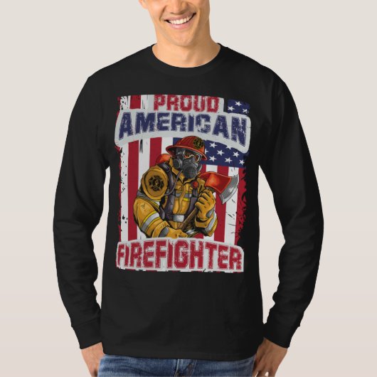 firefighter & firetruck  for firefighters  7 t-shirt (Voorkant)