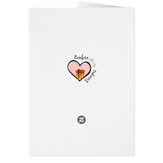 Firefighter Flames Happy Birthday (Achterkant)