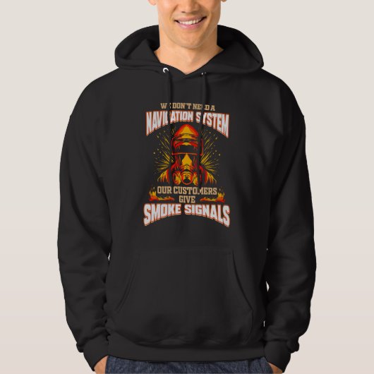Firefighter   for Volunteer House Fire Brigade Hoodie (Voorkant)