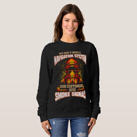 Firefighter for Volunteer House Fire Brigade Trui (Voorkant volledig)