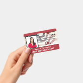 Firefighter Fotonaam Logo-ID Kaart Aangepast Badge (Handheld)