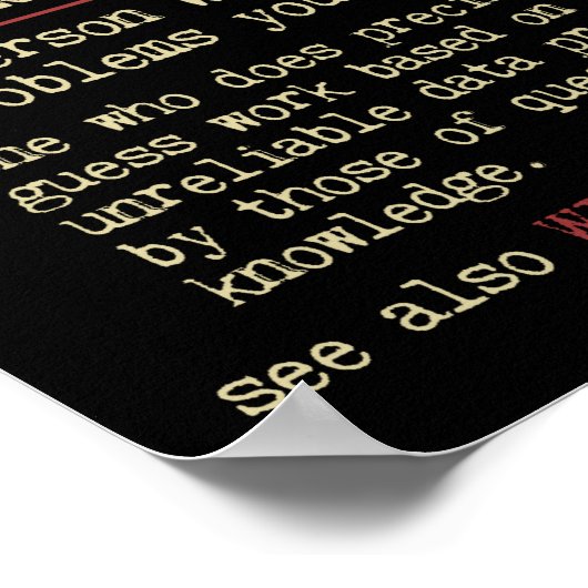 Firefighter Funny Dictionary Term.Png Poster (Hoek)