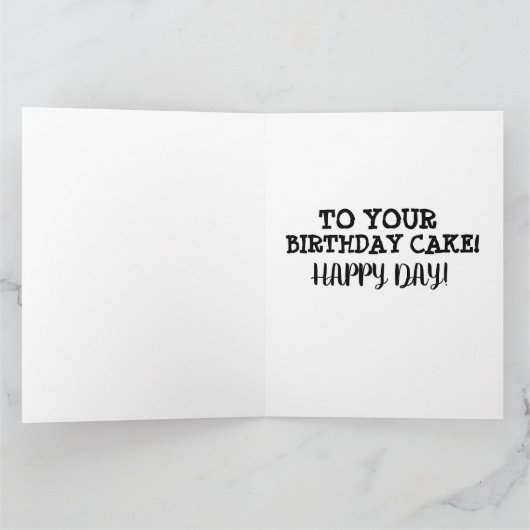 FIREFIGHTER FUNNY OVER DE HILL BIG BIRTHDAY KAART (Binnen)