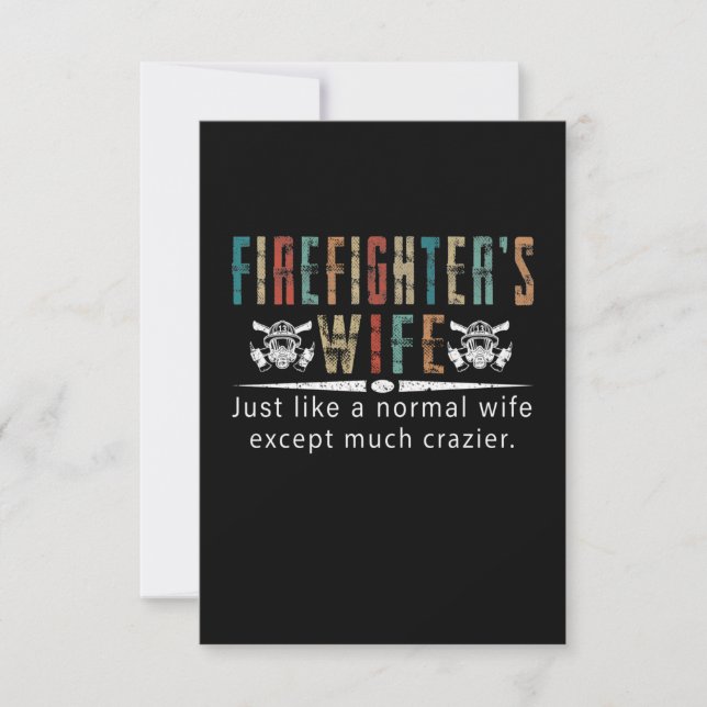 Firefighter Gift | Brandweervrouw overbruggen (Voorkant)