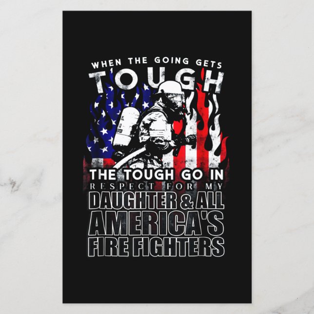 Firefighter Gift | Daughter American Firefighter (Voorkant)