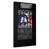 Firefighter Gift | Daughter American Firefighter Klembord (Rechts)