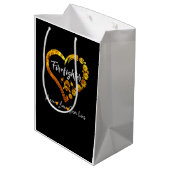 Firefighter Gift | Daughter American Firefighter Medium Cadeauzakje (Achterkant Gekanteld)