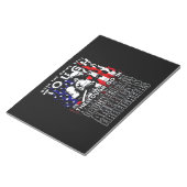 Firefighter Gift | Daughter American Firefighter Notitieblok (Schuin)