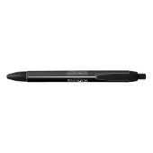 Firefighter Gift | Daughter American Firefighter Zwarte Inkt Pen (Achterkant)