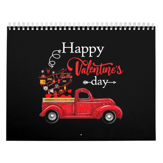 Firefighter Gift | Fijne Valentijnsdag brandweerma Kalender (Hoes)