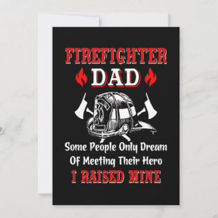 Firefighter Gift   Firefighter Dad Gifts Feestdagenkaart