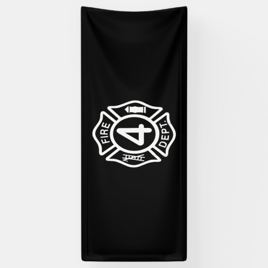 Firefighter Gift | Firefighter Dept Gifts Spandoek (Verticaal)