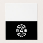 Firefighter Gift | Firefighter Dept Gifts Visitekaartje (Buitenkant ongevouwen)