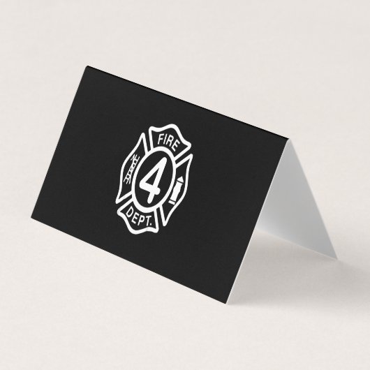 Firefighter Gift | Firefighter Dept Gifts Visitekaartje (Voorkant)