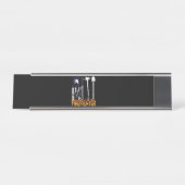 Firefighter Gift | Firefighter Lovers Gift Bureau Naambordje (Voorkant)