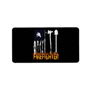 Firefighter Gift   Firefighter Lovers Gift Etiket