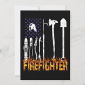 Firefighter Gift | Firefighter Lovers Gift Feestdagenkaart (Voorkant)