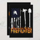 Firefighter Gift | Firefighter Lovers Gift Feestdagenkaart (Voorkant / Achterkant)