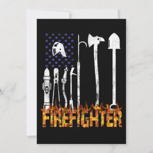 Firefighter Gift   Firefighter Lovers Gift Feestdagenkaart