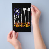 Firefighter Gift | Firefighter Lovers Gift Flyer (Hand)