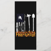 Firefighter Gift | Firefighter Lovers Gift Menu (Voorkant)