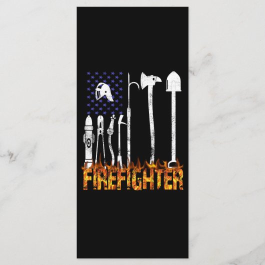 Firefighter Gift | Firefighter Lovers Gift Menu (Voorkant)