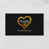 Firefighter Gift | Firefighter Lovers Gift Visitekaartje (Achterkant)
