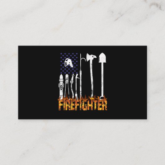 Firefighter Gift | Firefighter Lovers Gift Visitekaartje (Voorkant)