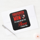 Firefighter Gift | Firefighter Mam Gifts Vierkante Sticker (Envelop)