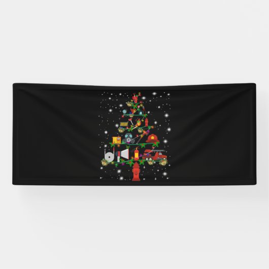 Firefighter Gift | Fun voor pretvuurgevechten voor Spandoek (Horizontaal)