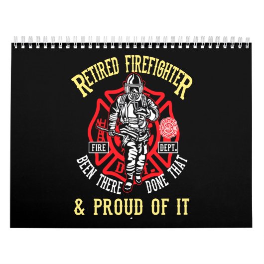 Firefighter Gift | Gepruiteerde brandweerman en gr Kalender (Hoes)