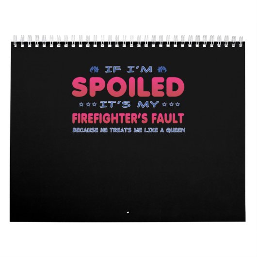 Firefighter Gift | Het is de Fault Fun van mijn br Kalender (Hoes)