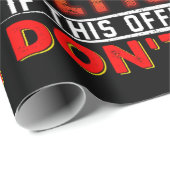 Firefighter Gift | Ik ben een bruine brandweerman Cadeaupapier (Rol Hoek)
