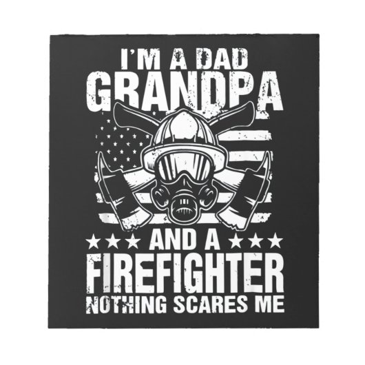 Firefighter Gift | Ik ben een opa brandweerman Notitieblok (Voorkant)
