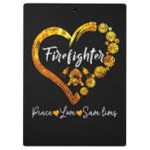 Firefighter Gift | Ik zet brandweerman uit Klembord (Achterkant)