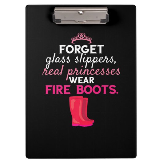 Firefighter Gift | Ik zet brandweerman uit Klembord (Voorkant)