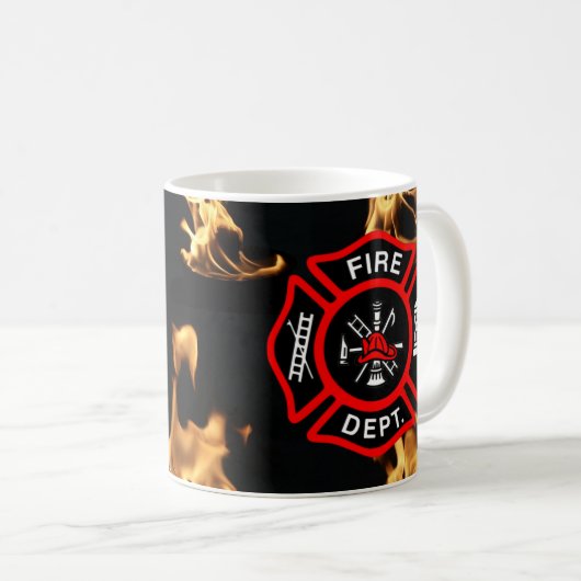 Firefighter Gift Mok | Brandweer (Voorkant rechts)